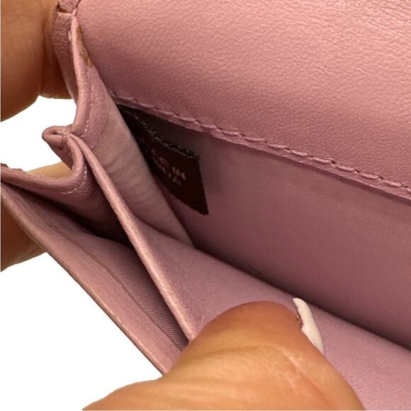 COACH Brown Signature Canvas Wallet - Picture 7 of 10